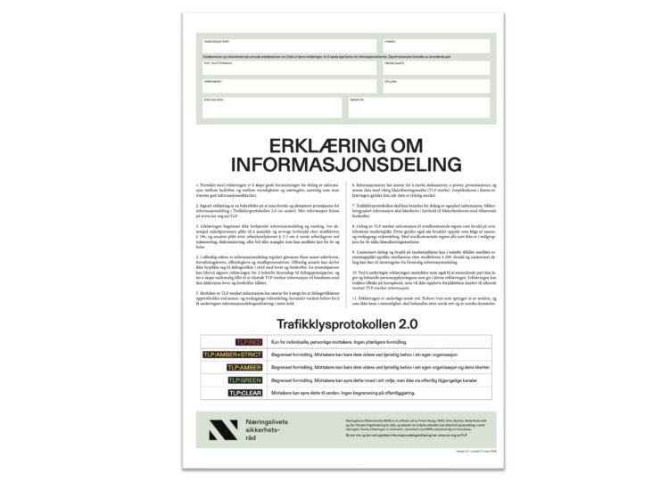 Informasjonsdelingserklæring