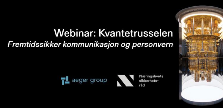 Webinar kvantetrusselen nettside